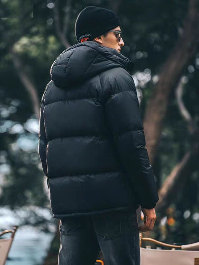 Abrigo de Plumón de Pato Blanco Premium para Parejas Invierno - Image 7