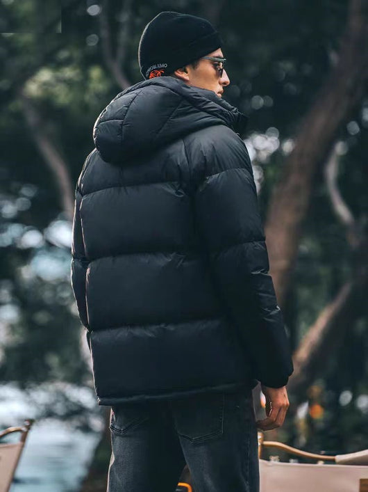 Abrigo de Plumón de Pato Blanco Premium para Parejas Invierno - Image 7