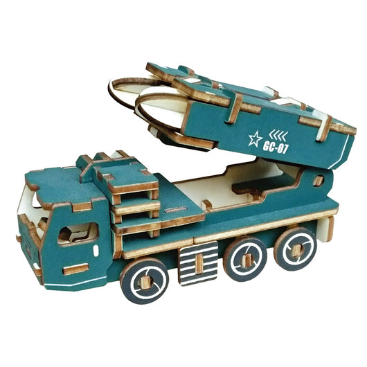 Modelo de Auto 3D de Madera - Puzzle Educativo Armable para Niños - Image 35