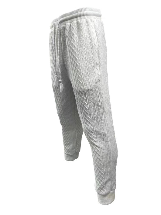 Traje Jacquard de Punto Pesado en Colores Sólidos - Image 32