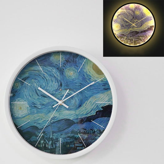 Reloj de Pared Digital Grande 12 Pulgadas con Control de Voz, Diseño Moderno y Luz Nocturna