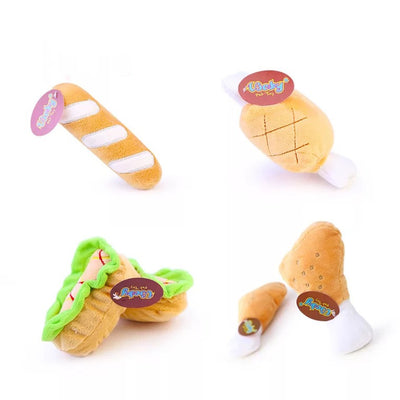 Juguete Peluche para Perro Diseño Fruta Pan - Image 31