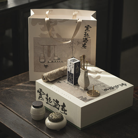 Quemador de Incienso Estilo Chino en Cobre Puro con Caja de Regalo - Juego Completo para Ceremonia del Té - Image 5