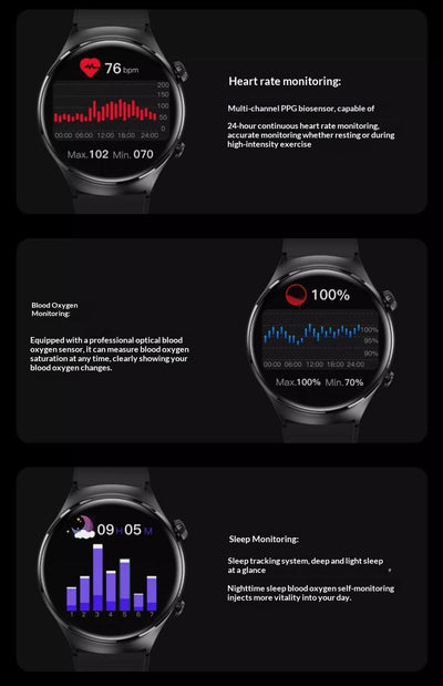 Reloj Inteligente con Llamadas Bluetooth, Monitoreo de Salud y Contador de Pasos - Image 13