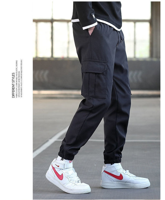 Pantalones de Trabajo Resistentes con Bolsillos Múltiples y Cintura Elástica - Image 14