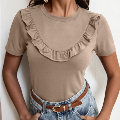 Playera de Verano con Recortes y Mangas Cortas - Image 12