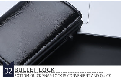 Cartera Minimalista de Cuero Engrasado con Protección Antimagnética - Image 16