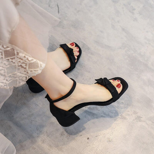 Zapatos Femeninos de Ante con Moño Elegante - Image 8