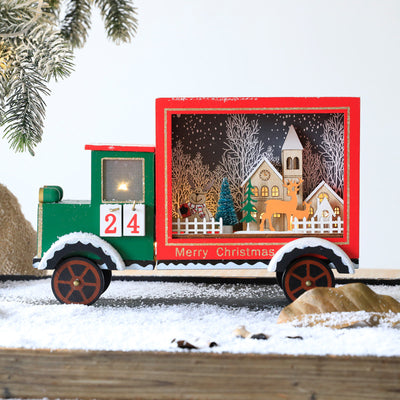 Calendario Navideño de Madera - Decoración Festiva - Image 43