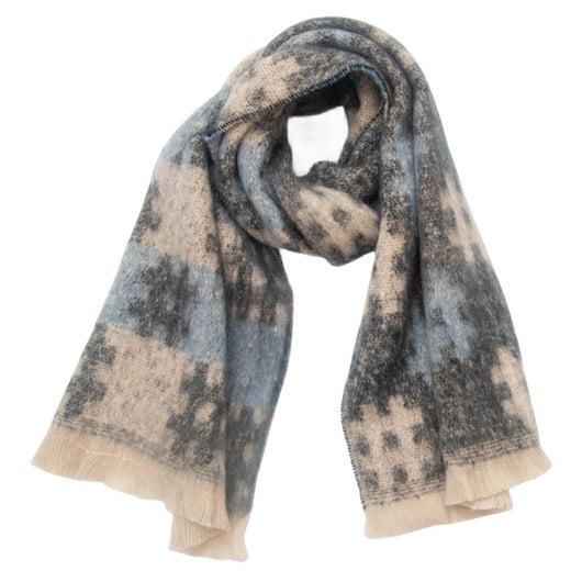 Bufanda Jacquard con Patrón Europeo y Americano - Image 7