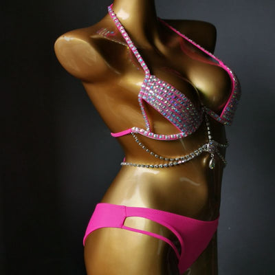 Traje de Baño Diamante con Tassel y Soporte Reforzado - Image 18