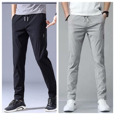 trousers, sweatpants, black, grey, white, casual, sporty - Image 9