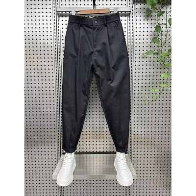 Pantalones Casuales Holgados Estilo Coreano de Color Sólido para Hombre - Image 15