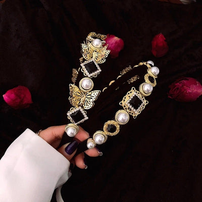 Accesorios para Cabello Barroco Vintage con Perlas y Cristales Brillantes - Image 12