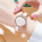 Reloj de Pulsera para Mujer con Correa de Cerámica y Mariposa