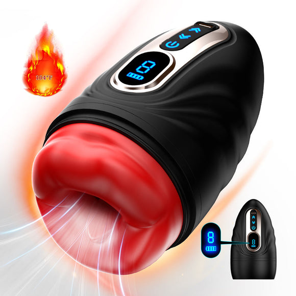 Masajeador Automático Retráctil con Vibración Multifrequencia y Calor