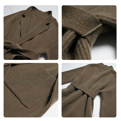 Suéter de Alpaca Tejido a Mano - Abrigo Acogedor Boho para Mujer - Image 7