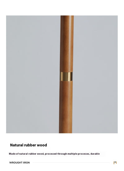 Lámpara de Pie en Madera Maciza para Sofá y Mesita Lateral - Image 20