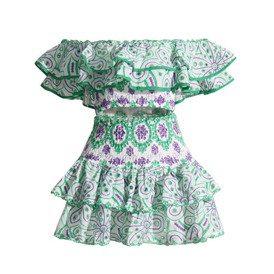 Blusa Corta de Madera Estilo Francés con Temperamento - Image 4