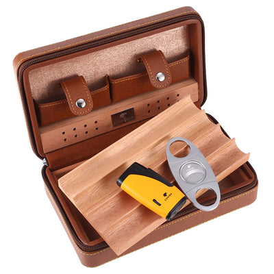 Humidificador de Viaje Premium en Cuero - Estuche Portátil para Puros - Image 10