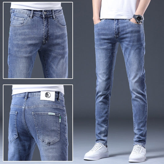 Jeans Azules Premium para Hombre - Comodidad Estival
