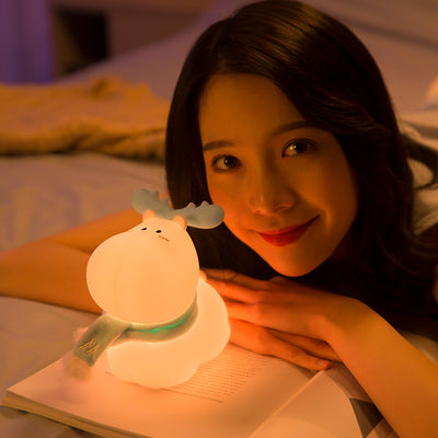 Lámpara LED Táctil de Gel de Sílice con Carga USB, Atenuación y Temporizador - Image 8