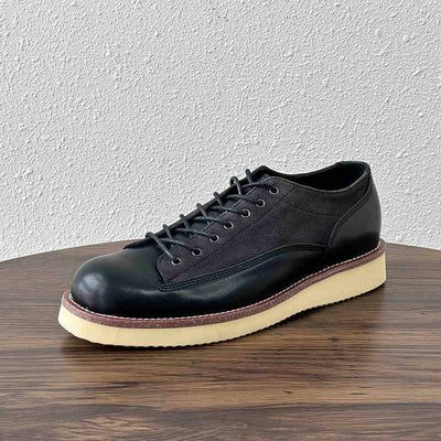 Zapatos Casuales Retro de Plataforma con Combinación de Colores - Image 2