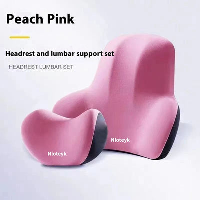 Cojín Cervical y Lumbar 4 Estaciones para Auto - Espuma Viscoelástica con Soporte Integral - Image 9