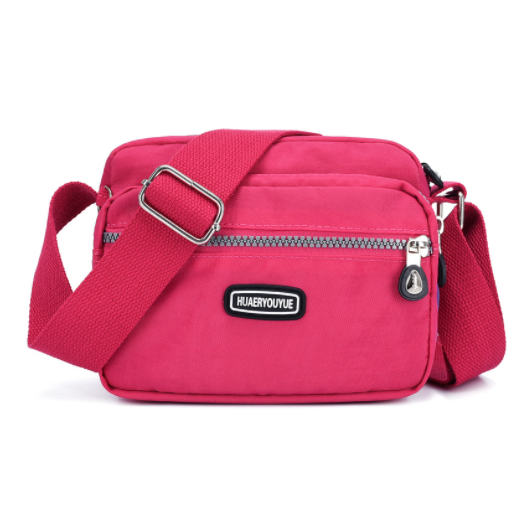 Bolsa Mensajero Cuadrada Pequeña de Nylon - Multicompartimentos Versátil - Image 7