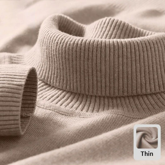 Suéter Tejido para Hombre Cuello Alto Cálido y Suave - Image 6