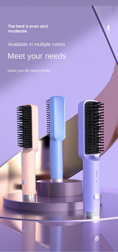 Peine Alisador Eléctrico 2 en 1 - Plancha de Cabello con Control de Temperatura - Image 12