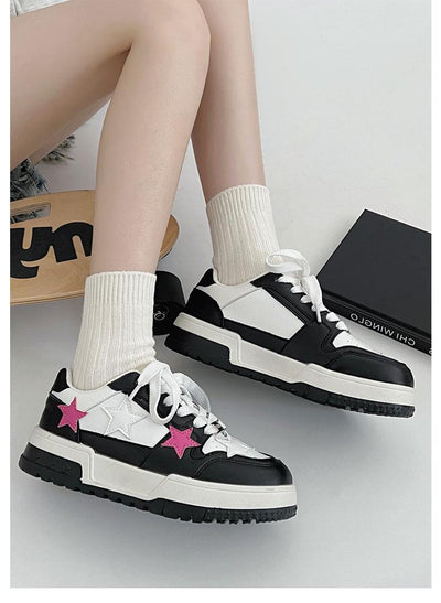 Zapatillas Deportivas Coreanas de Punta Redonda - Estilo Versátil y Elegante - Image 22
