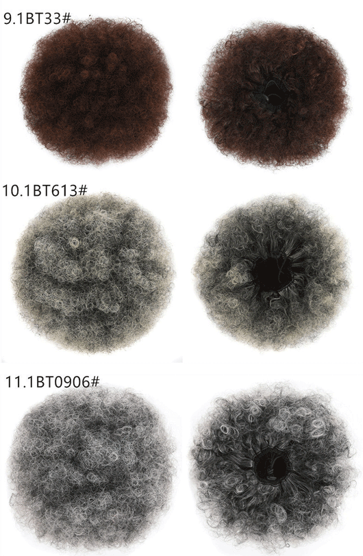 Peluca Rizada Africana Voluminosa - Pack de Cabello Esponjoso - Image 4