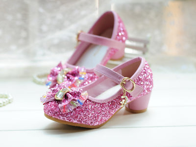 Zapatos de Tacón para Niñas Princesa con Cristales - Tallas Medianas y Grandes - Image 10