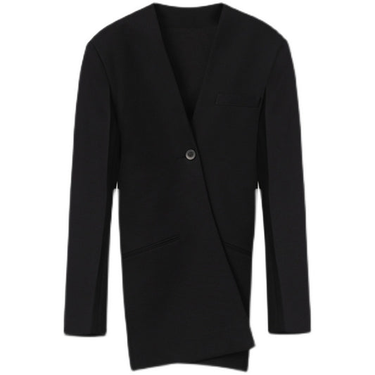 Blazer de Otoño para Mujer con Botón Único - Image 2