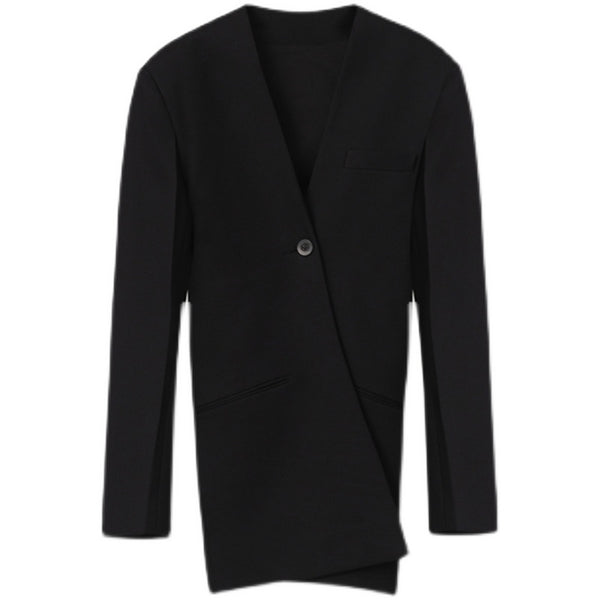 Blazer de Otoño para Mujer con Botón Único
