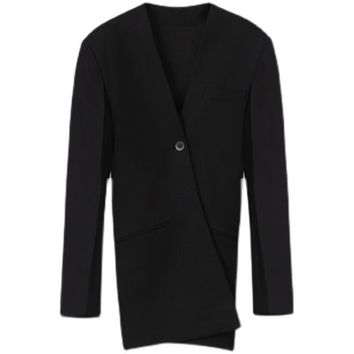 Blazer de Otoño para Mujer con Botón Único - Image 2