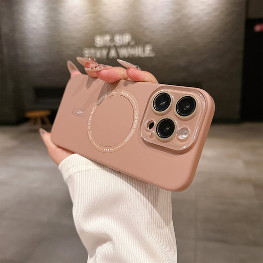 Funda Protectora de Cristal con Textura Suave para Teléfono - Image 21