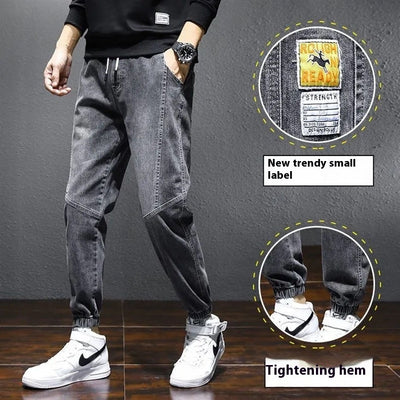 Pantalones Cargo Holgados con Tobillera para Hombre - Estilo Harlan Cropped - Image 3
