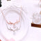 Collar de Cuerno de Alce con Circón para Mujer
