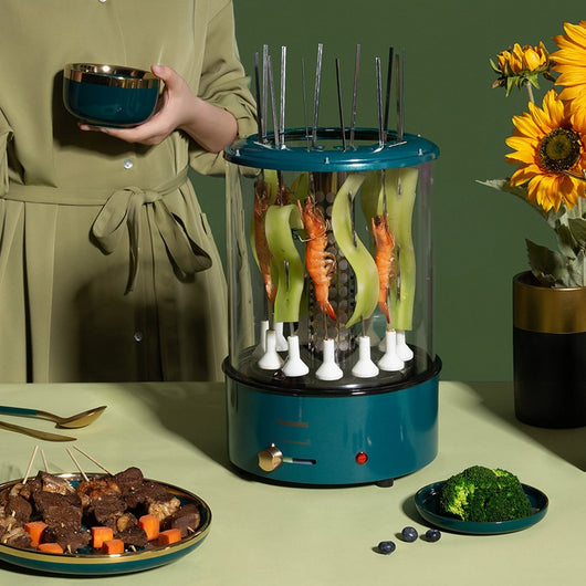 Máquina Automática de Brochetas sin Humo Multifunción