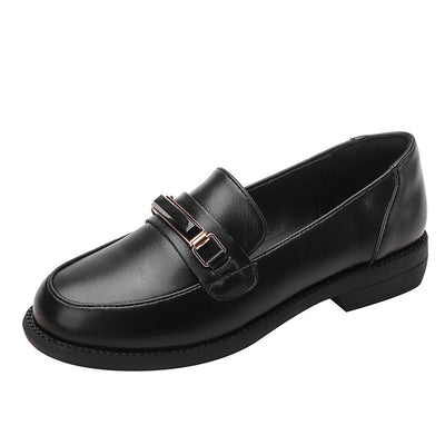 Zapatos de Cuero Suave Estilo Británico para Mujer - Image 6