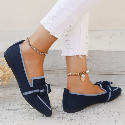Zapatos Cómodos con Moño Decorativo - Estilo Casual Versátil - Image 3