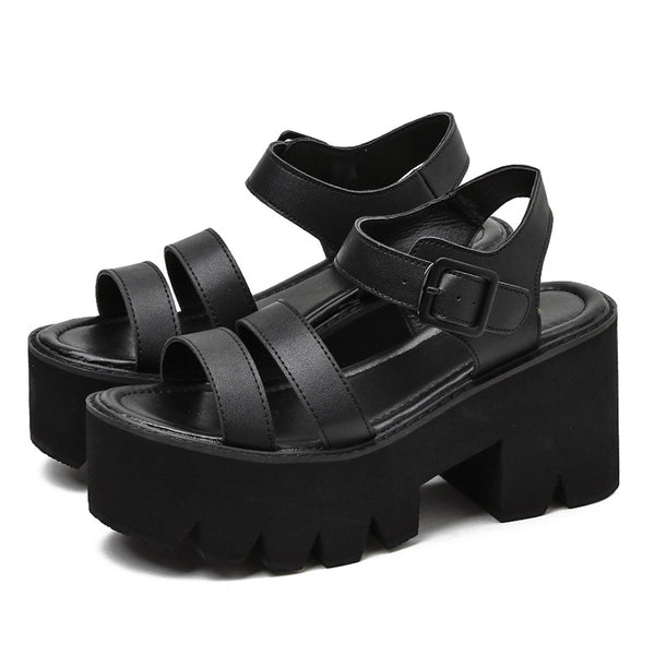 Sandalias de Tacón Alto Elegantes en Colores Sólidos para Mujer - Image 5