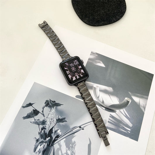 Correa Smartwatch con Diseño Geométrico en Metal - Image 3