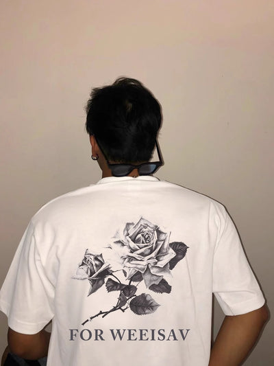 Playera Estampada con Rosas para Hombre - Image 14
