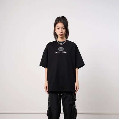 Camiseta de Algodón con Estampado y Cuello Redondo - Image 7