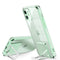 Funda Transparente con Soporte Electroplateada de Protección Total