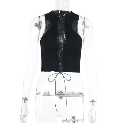 Top Cropped sin Mangas Elegante - Image 15