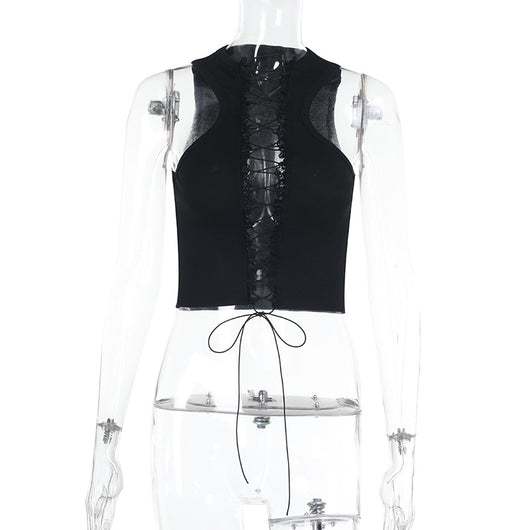 Top Cropped sin Mangas Elegante - Image 15